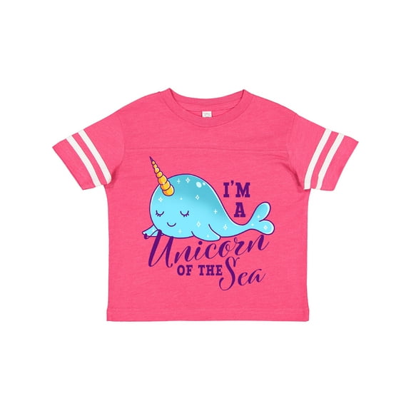 Inktastic Cute Narwhal I'm a Unicorn of the Sea Girls Toddler T-Shirt