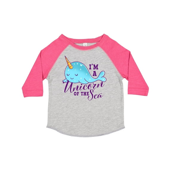 Inktastic Cute Narwhal I'm a Unicorn of the Sea Girls Toddler T-Shirt