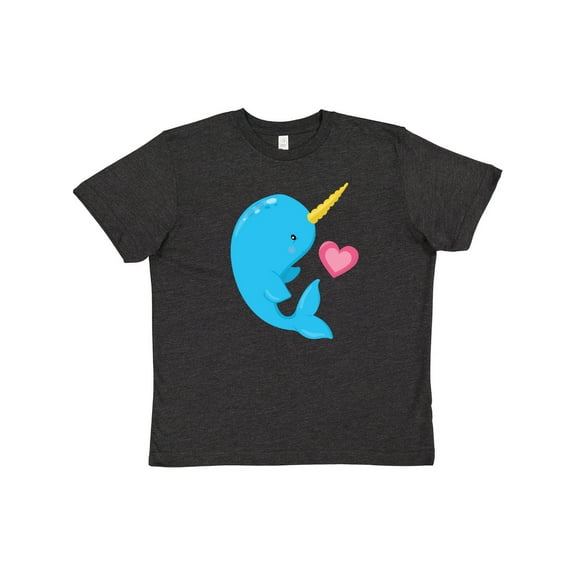 Inktastic Cute Narwhal Youth T-Shirt