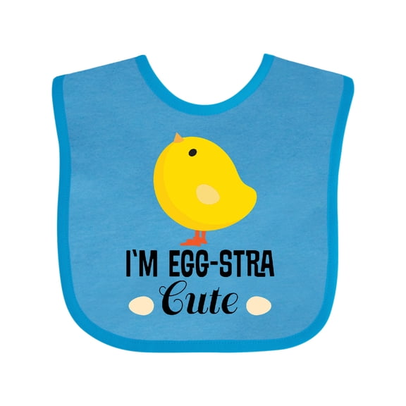 Inktastic Cute New Baby Funny Chick Boys or Girls Baby Bib