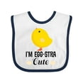 thumbnail image 1 of Inktastic Cute New Baby Funny Chick Boys or Girls Baby Bib, 1 of 4