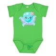 thumbnail image 1 of Inktastic Cute Octopus Blue with Star Boys or Girls Baby Bodysuit, 1 of 5