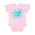 thumbnail image 1 of Inktastic Cute Octopus Blue with Star Boys or Girls Baby Bodysuit, 1 of 5