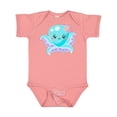 thumbnail image 1 of Inktastic Cute Octopus Blue with Star Boys or Girls Baby Bodysuit, 1 of 5