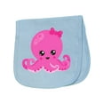 thumbnail image 1 of Inktastic Cute Octopus, Little Octopus, Baby Octopus, Hearts Baby Burp Cloth, 1 of 3