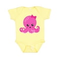 thumbnail image 1 of Inktastic Cute Octopus, Little Octopus, Baby Octopus, Hearts Girls Baby Bodysuit, 1 of 5