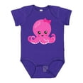 thumbnail image 1 of Inktastic Cute Octopus, Little Octopus, Baby Octopus, Hearts Girls Baby Bodysuit, 1 of 5