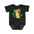 thumbnail image 1 of Inktastic Cute Orange and Green Axolotl Boys or Girls Baby Bodysuit, 1 of 5