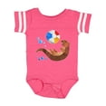 thumbnail image 1 of Inktastic Cute Otter and Beachball Boys or Girls Baby Bodysuit, 1 of 5