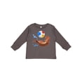 thumbnail image 1 of Inktastic Cute Otter and Beachball Boys or Girls Long Sleeve Toddler T-Shirt, 1 of 5