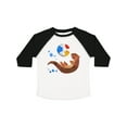 thumbnail image 1 of Inktastic Cute Otter and Beachball Boys or Girls Toddler T-Shirt, 1 of 5