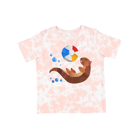 Inktastic Cute Otter and Beachball Boys or Girls Toddler T-Shirt
