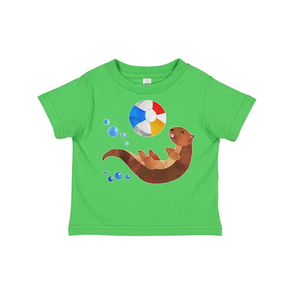 Inktastic Cute Otter and Beachball Boys or Girls Toddler T-Shirt