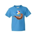 thumbnail image 1 of Inktastic Cute Otter and Beachball Youth T-Shirt, 1 of 5