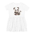 thumbnail image 1 of Inktastic Cute Panda Bear Girls Toddler Dress, 1 of 5