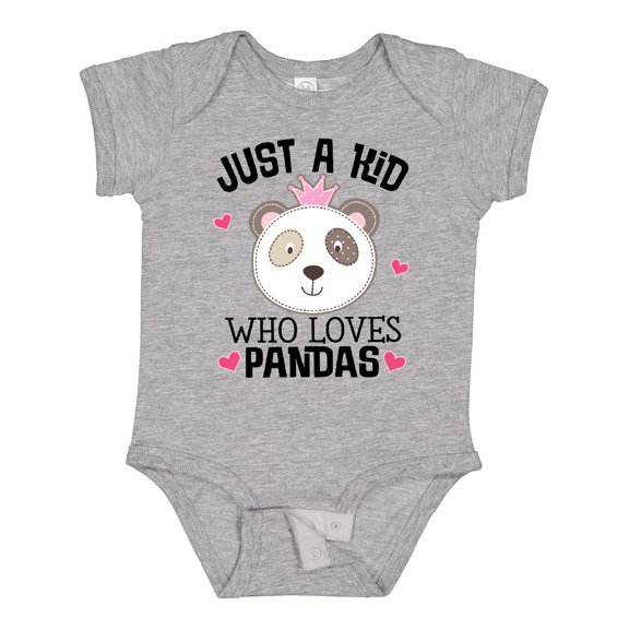 Inktastic Cute Panda Gift for Girls Girls Baby Bodysuit