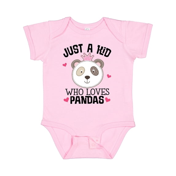 Inktastic Cute Panda Gift for Girls Girls Baby Bodysuit