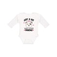 thumbnail image 1 of Inktastic Cute Panda Gift for Girls Girls Long Sleeve Baby Bodysuit, 1 of 5