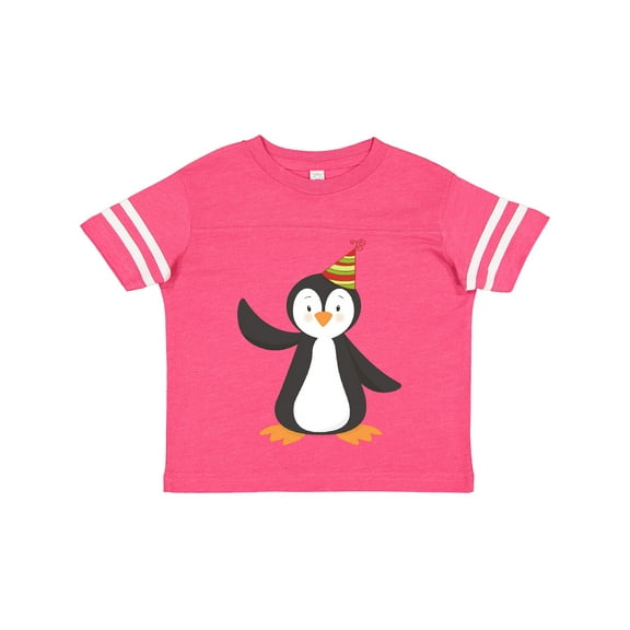 Inktastic Cute Penguin, Baby Penguin, Penguin with Party Hat Boys or Girls Toddler T-Shirt
