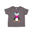 thumbnail image 1 of Inktastic Cute Penguin, Baby Penguin, Penguin with Scarf Boys or Girls Toddler T-Shirt, 1 of 5