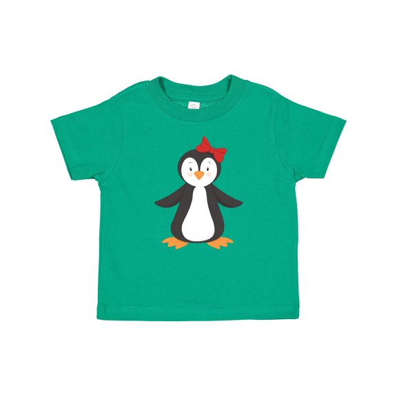 Inktastic Cute Penguin, Little Penguin, Penguin with Bow Boys or Girls Baby T-Shirt