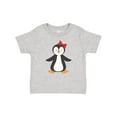 thumbnail image 1 of Inktastic Cute Penguin, Little Penguin, Penguin with Bow Boys or Girls Baby T-Shirt, 1 of 5
