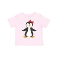 thumbnail image 1 of Inktastic Cute Penguin, Little Penguin, Penguin with Bow Boys or Girls Toddler T-Shirt, 1 of 5