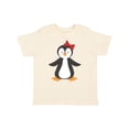 thumbnail image 1 of Inktastic Cute Penguin, Little Penguin, Penguin with Bow Boys or Girls Toddler T-Shirt, 1 of 5