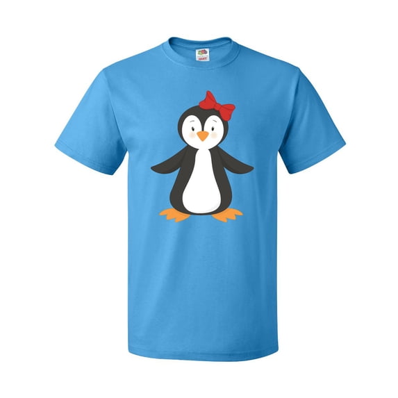 Inktastic Cute Penguin, Little Penguin, Penguin with Bow T-Shirt