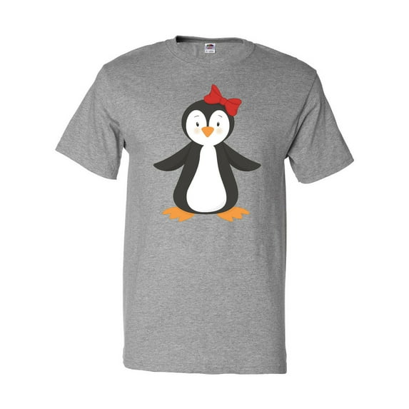 Inktastic Cute Penguin, Little Penguin, Penguin with Bow T-Shirt