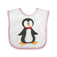 thumbnail image 1 of Inktastic Cute Penguin, Little Penguin, Penguin with Bow Tie Boys or Girls Baby Bib, 1 of 4