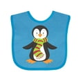 thumbnail image 1 of Inktastic Cute Penguin, Little Penguin, Penguin with Scarf Boys or Girls Baby Bib, 1 of 4