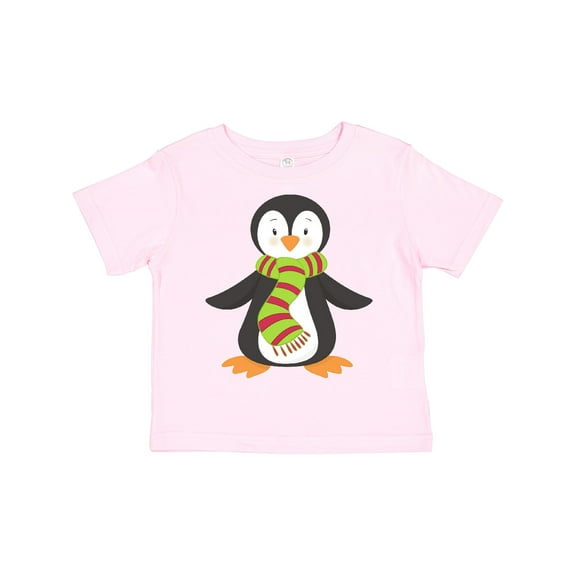 Inktastic Cute Penguin, Little Penguin, Penguin with Scarf Boys or Girls Toddler T-Shirt
