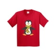 thumbnail image 1 of Inktastic Cute Penguin, Little Penguin, Penguin with Scarf Youth T-Shirt, 1 of 5