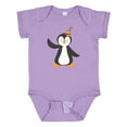 thumbnail image 1 of Inktastic Cute Penguin, Penguin With Party Hat Boys or Girls Baby Bodysuit, 1 of 5