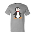 thumbnail image 1 of Inktastic Cute Penguin, Penguin With Red Bow Tie T-Shirt, 1 of 5