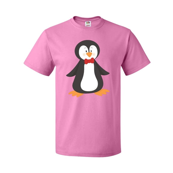 Inktastic Cute Penguin, Penguin With Red Bow Tie T-Shirt