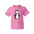 thumbnail image 1 of Inktastic Cute Penguin, Penguin With Red Bow Tie Youth T-Shirt, 1 of 5