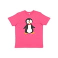 thumbnail image 1 of Inktastic Cute Penguin, Penguin With Red Bow Tie Youth T-Shirt, 1 of 5