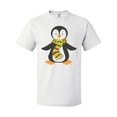 thumbnail image 1 of Inktastic Cute Penguin, Penguin With Striped Scarf T-Shirt, 1 of 5