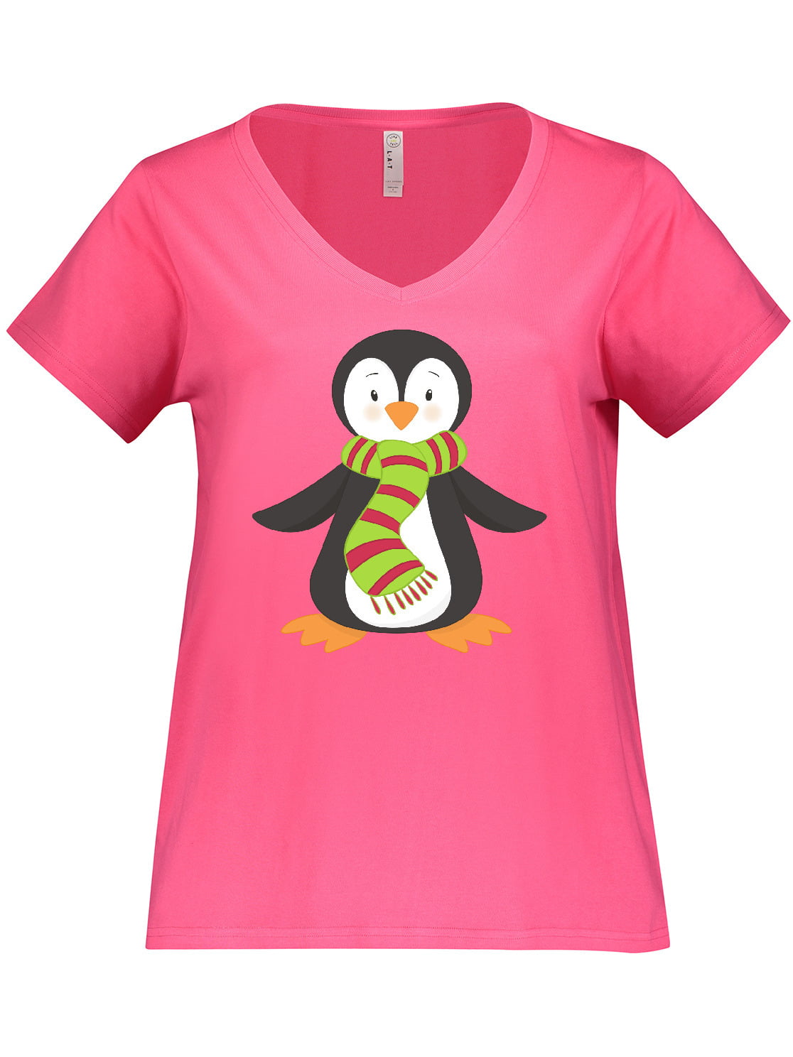 Cute Penguin Cartoon' Women's Plus Size T-Shirt