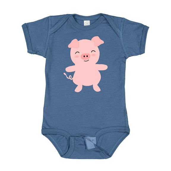 Inktastic Cute Pig Boys or Girls Baby Bodysuit