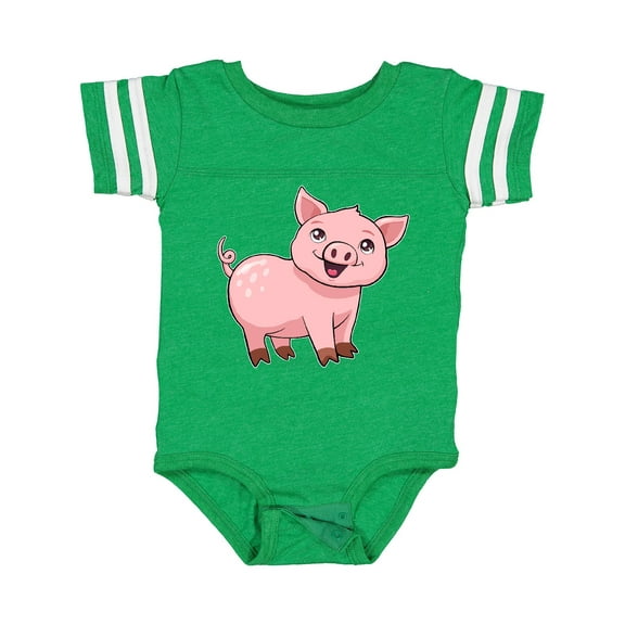 Inktastic Cute Pig Boys or Girls Baby Bodysuit