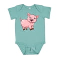 thumbnail image 1 of Inktastic Cute Pig Boys or Girls Baby Bodysuit, 1 of 5