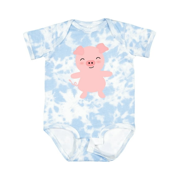 Inktastic Cute Pig Boys or Girls Baby Bodysuit