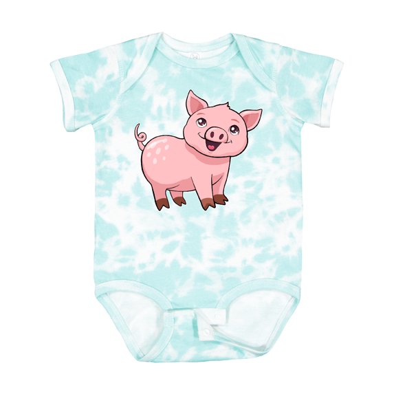 Inktastic Cute Pig Boys or Girls Baby Bodysuit