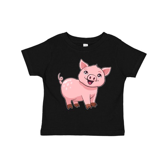 Inktastic Cute Pig Boys or Girls Toddler T-Shirt