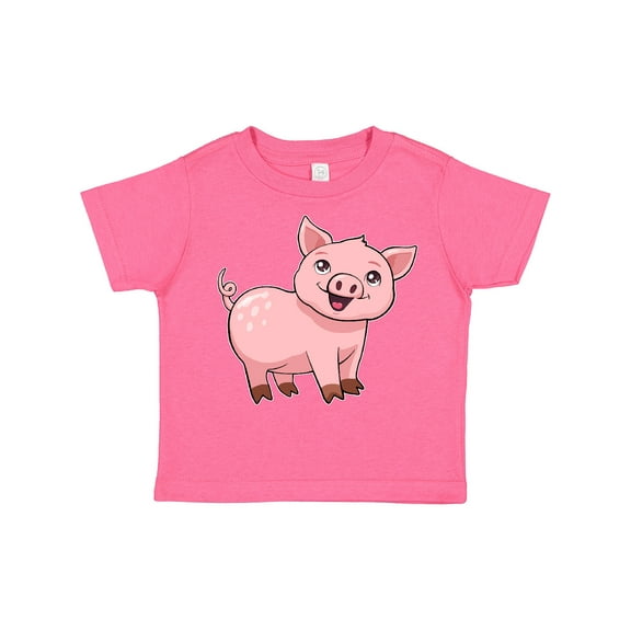 Inktastic Cute Pig Boys or Girls Toddler T-Shirt