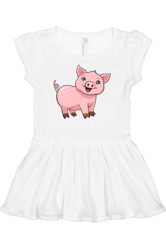 Cute Pig Girls Baby Dress