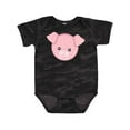thumbnail image 1 of Inktastic Cute Pig, Little Pig, Pig Head, Pink Pig Boys or Girls Baby Bodysuit, 1 of 5